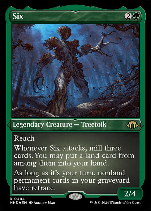 MTG Six MH3 484 Foil Etched Etched