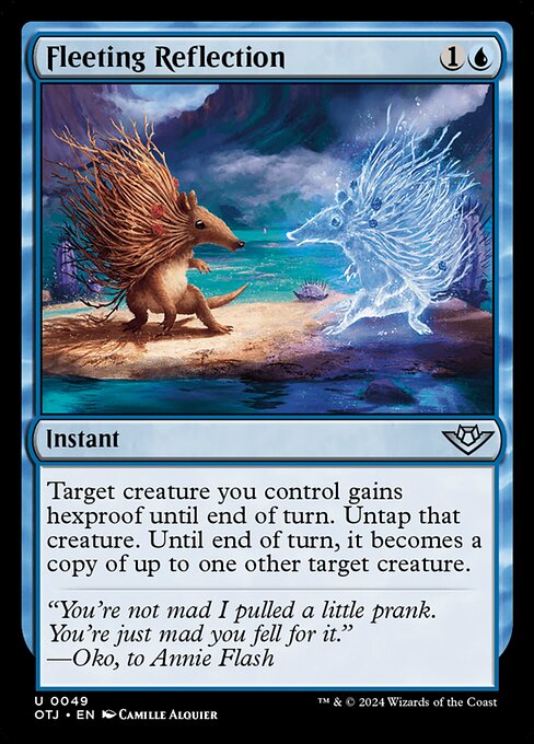 MTG Fleeting Reflection OTJ 049 Regular Foil