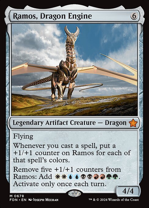 MTG Ramos, Dragon Engine FDN 678 Starter Collection Nonfoil