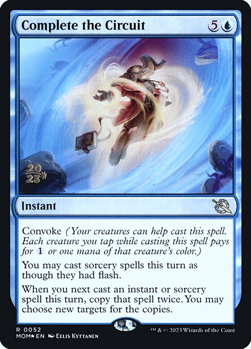 MTG Complete the Circuit PMOM 052s Prerelease Foil