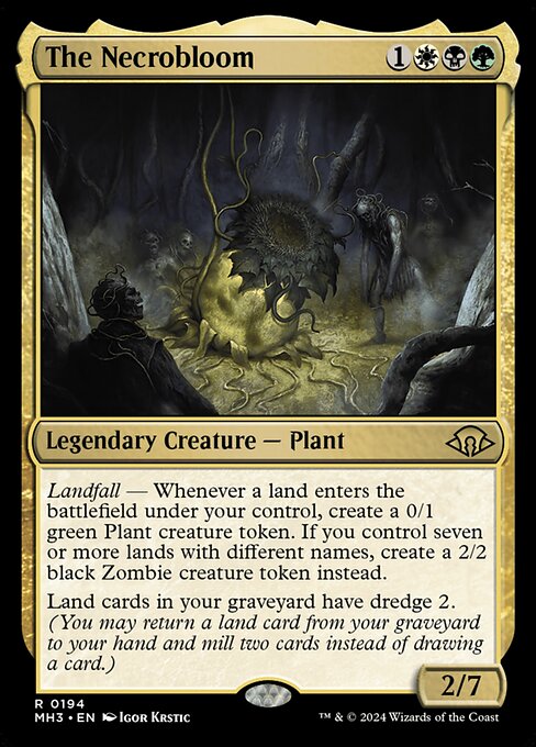 MTG The Necrobloom MH3 194 Regular Nonfoil