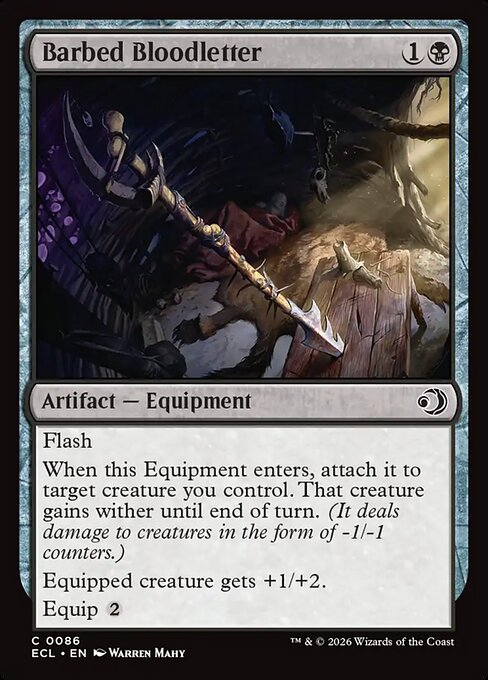 MTG Barbed Bloodletter ECL 086 Regular Nonfoil