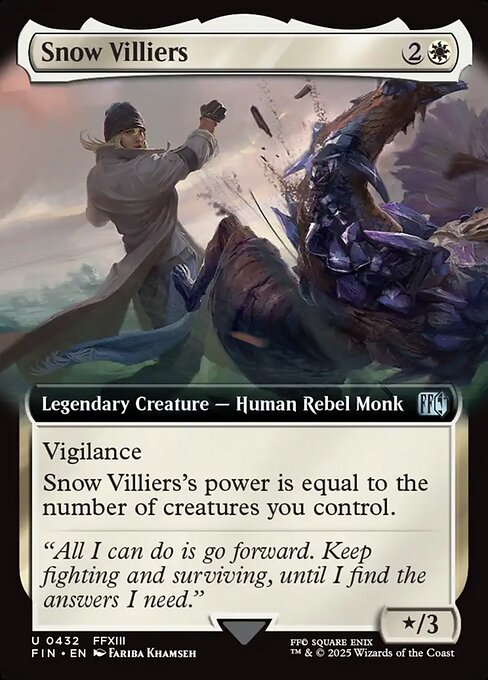 MTG Snow Villiers FIN 432 Extended Art Nonfoil