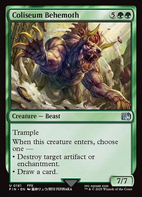 MTG Coliseum Behemoth FIN 181 Regular Nonfoil