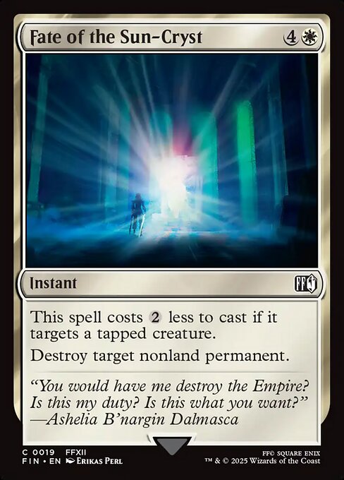 MTG Fate of the Sun-Cryst FIN 019 Regular Nonfoil