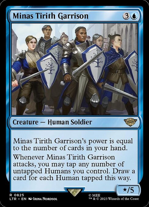 MTG Minas Tirith Garrison LTR 825 Jumpstart Volume 2 Nonfoil