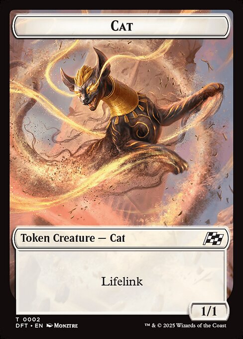 MTG Cat Token DFT 002 Token Foil