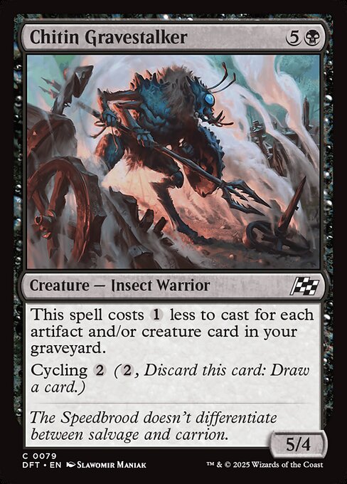 MTG Chitin Gravestalker DFT 079 Regular Nonfoil