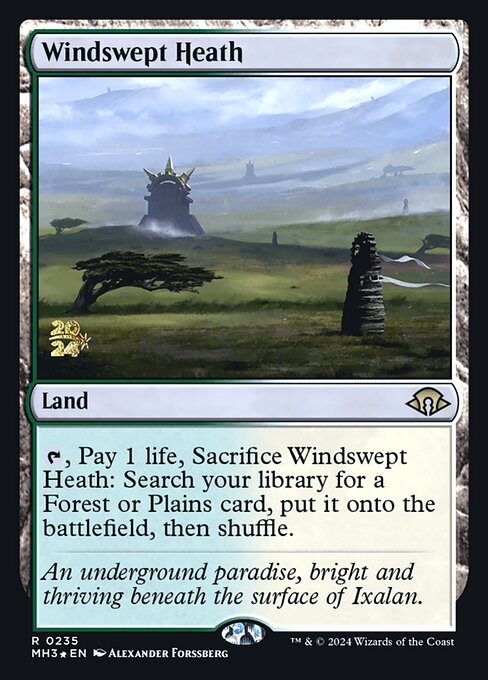 MTG Windswept Heath PMH3 235s Prerelease Foil