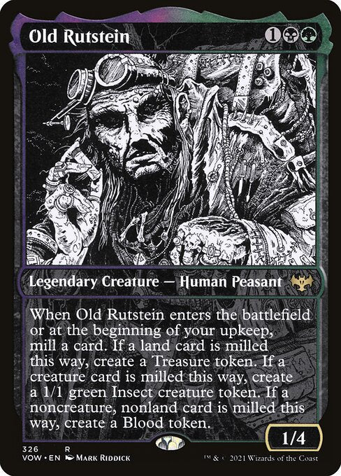 MTG Old Rutstein VOW 326 Showcase Eternal Night Nonfoil front