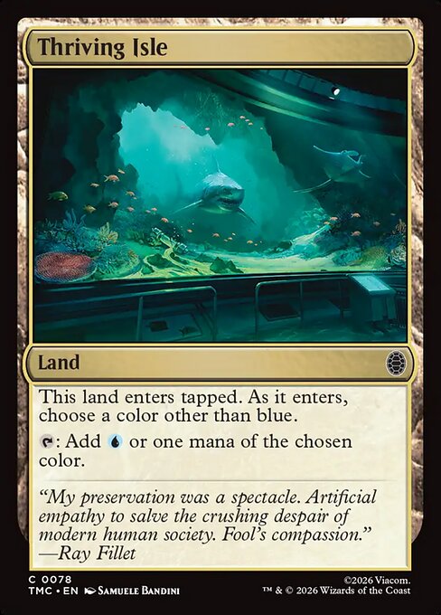 MTG Thriving Isle TMC 078 Regular Surge Foil