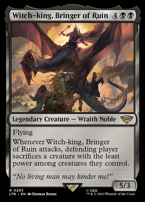 MTG Witch-king, Bringer of Ruin LTR 293 Starter Kit Nonfoil