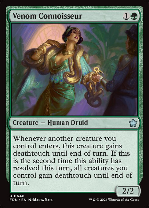 MTG Venom Connoisseur FDN 648 Starter Collection Nonfoil