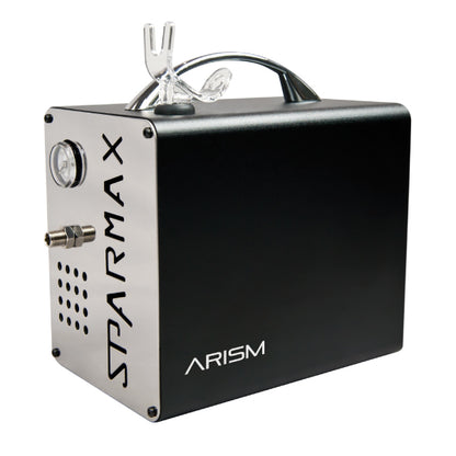 Sparmax Arism compact airbrush compressor in official product view