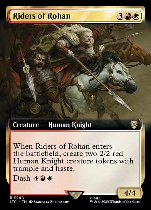 MTG Riders of Rohan LTC 148 Extended Art Nonfoil