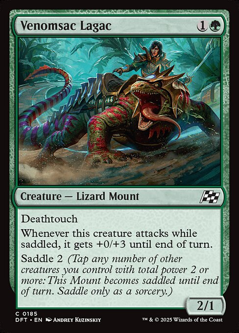 MTG Venomsac Lagac DFT 185 Regular Nonfoil