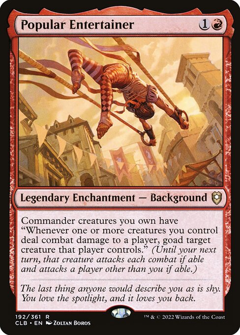 MTG Popular Entertainer CLB 192 Regular Foil