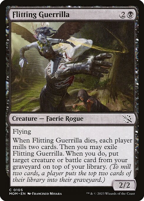 MTG Flitting Guerrilla MOM 105 Regular Nonfoil