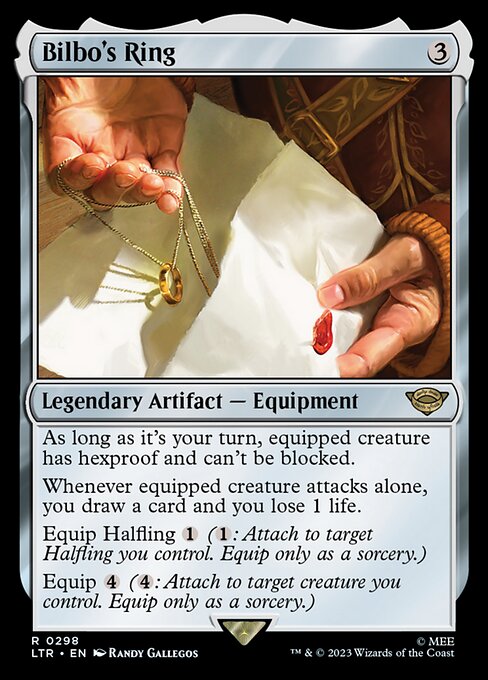 MTG Bilbo's Ring LTR 298 Starter Kit Nonfoil