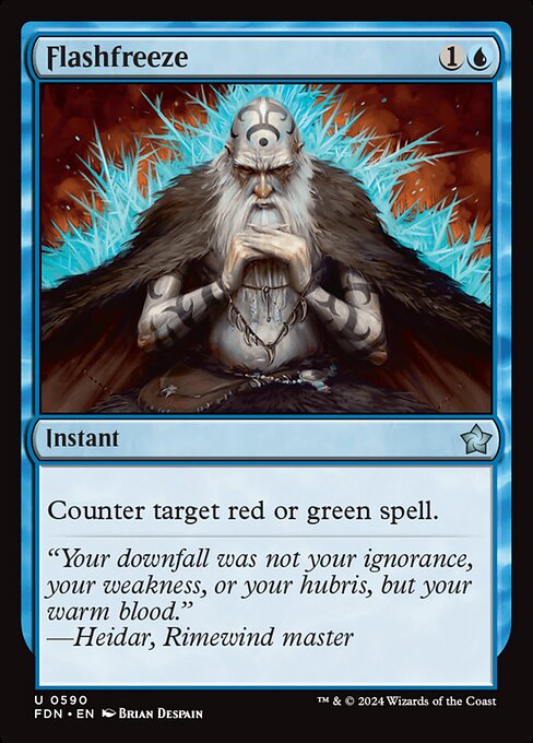 MTG Flashfreeze FDN 590 Starter Collection Nonfoil
