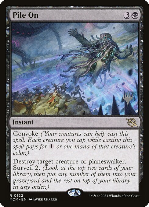 MTG Pile On PMOM 122p Promo Pack Nonfoil