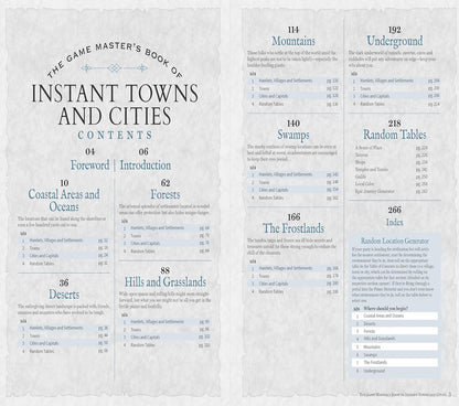The Game Master's Book of Instant Towns and Cities