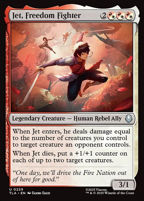 MTG Jet, Freedom Fighter TLA 229 Regular Foil