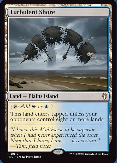 MTG Turbulent Shore FRC 017 Standard Nonfoil front
