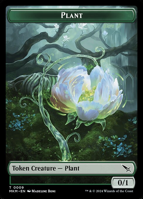 MTG Plant Token MKM 009 Token Nonfoil