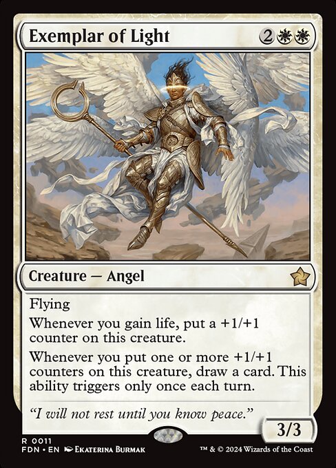MTG Exemplar of Light FDN 011 Regular Foil
