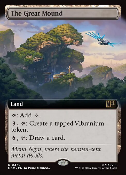 MTG The Great Mound MSC 479 Extended Art Nonfoil