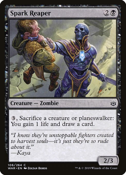 MTG Spark Reaper WAR 106 Standard Foil front