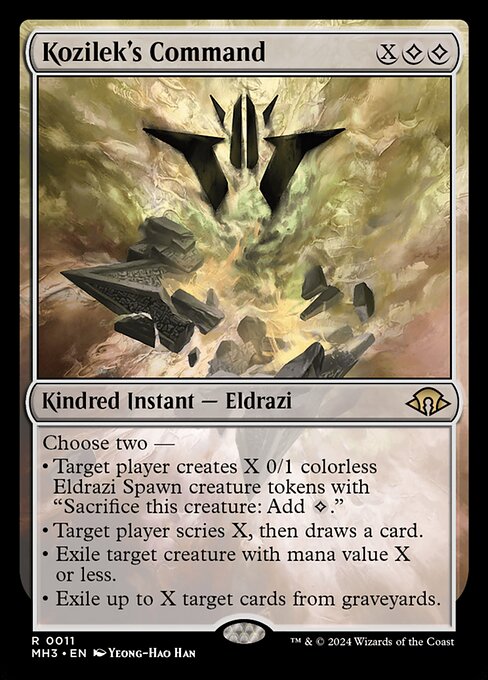 MTG Kozilek's Command MH3 011 Regular Foil