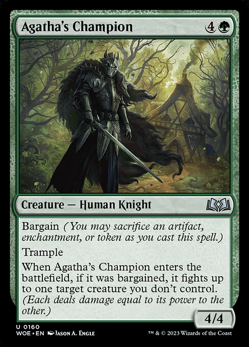 MTG Agatha's Champion WOE 160 Regular Nonfoil