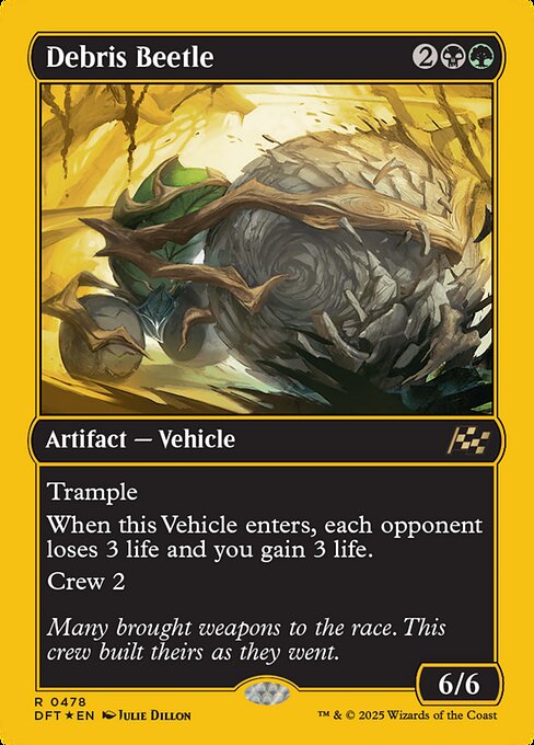 MTG Debris Beetle DFT 478 Regular First-Place Foil