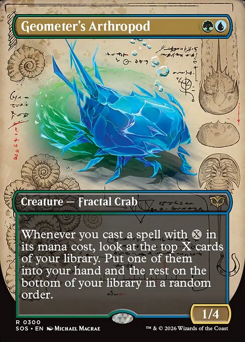 MTG Geometer's Arthropod SOS 300 Showcase Ring Nonfoil