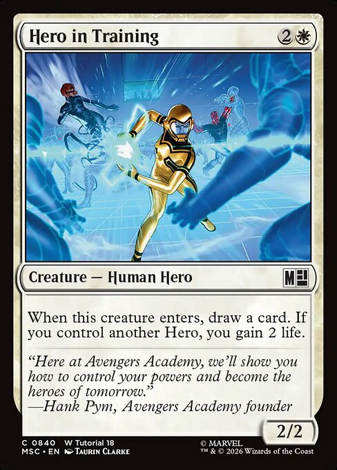 MTG Hero in Training MSC 840 Regular Nonfoil