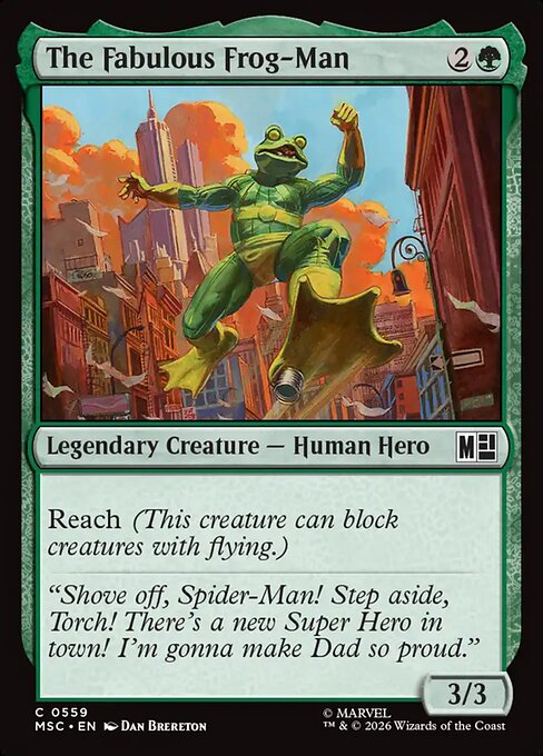 MTG The Fabulous Frog-Man MSC 559 Regular Nonfoil