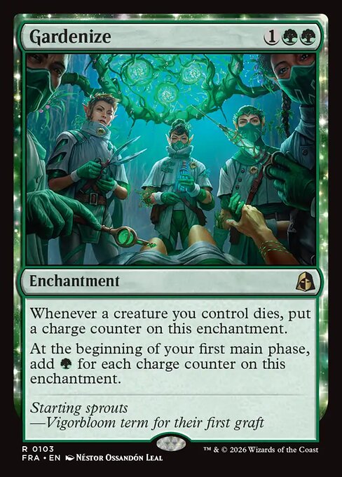 MTG Gardenize FRA 103 Standard Nonfoil front