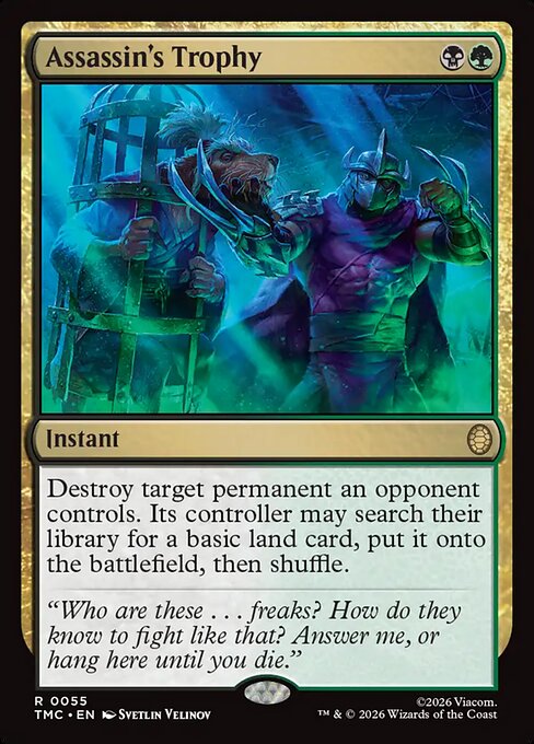 MTG Assassin's Trophy TMC 055 Regular Surge Foil