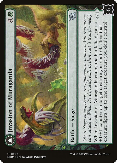 MTG Invasion of Muraganda // Primordial Plasm MOM 192 Regular Nonfoil