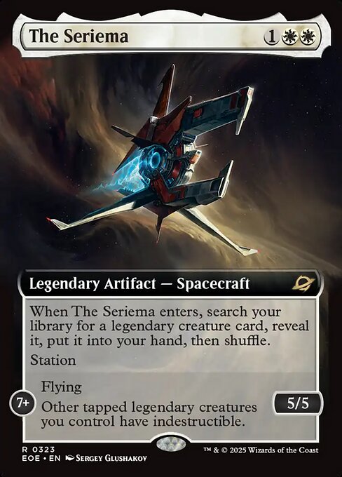 MTG The Seriema EOE 323 Extended Art Foil