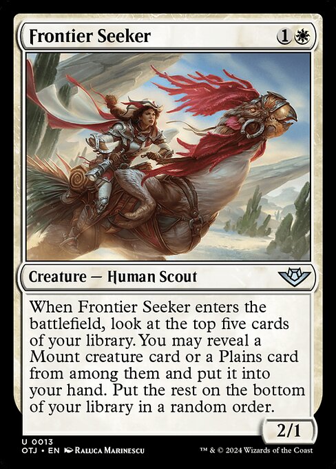 MTG Frontier Seeker OTJ 013 Regular Foil