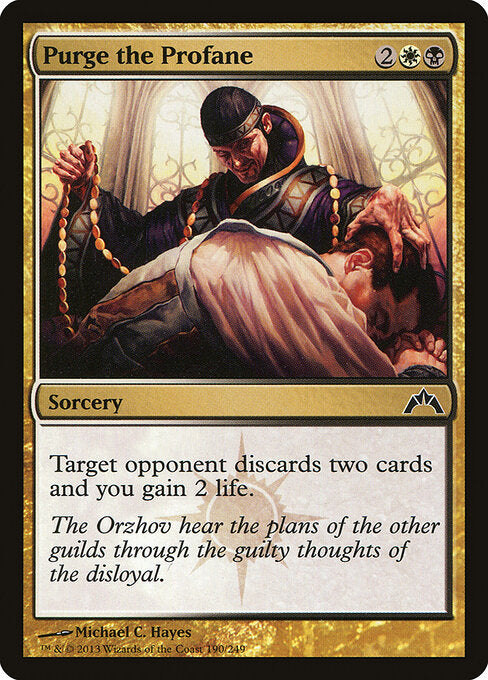 MTG Purge the Profane GTC 190 Regular Foil