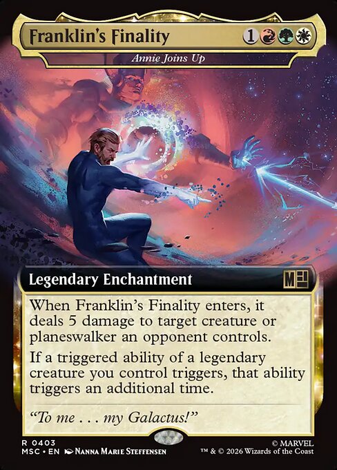 MTG Annie Joins Up MSC 403 Extended Art Nonfoil
