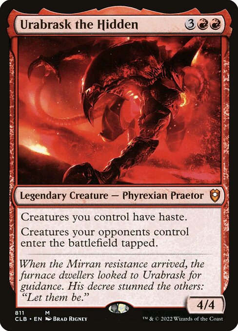 MTG Urabrask the Hidden CLB 811 Commander Deck Nonfoil