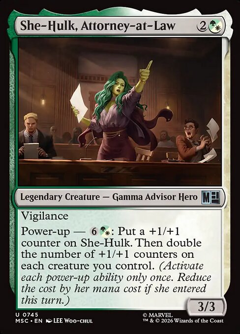 MTG She-Hulk, Attorney-at-Law MSC 745 Regular Nonfoil