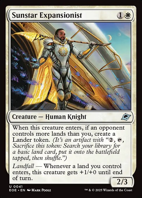 MTG Sunstar Expansionist EOE 041 Regular Foil