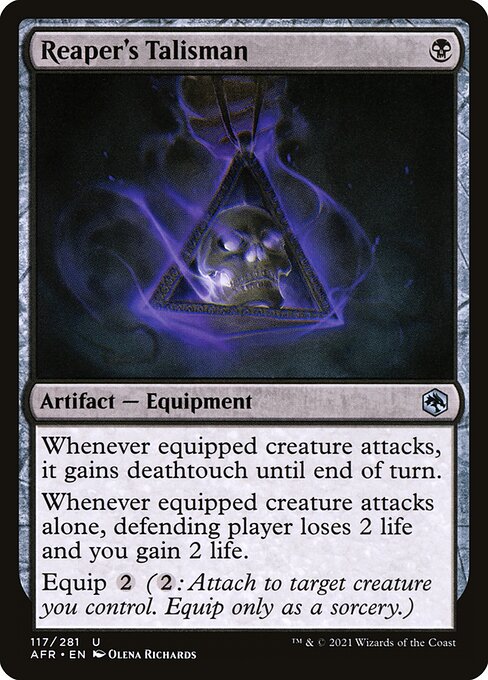 MTG Reaper's Talisman AFR 117 Regular Foil