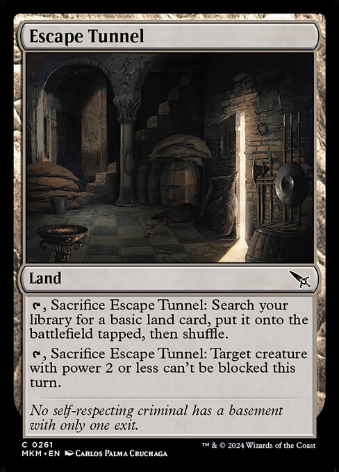 MTG Escape Tunnel MKM 261 Regular Foil